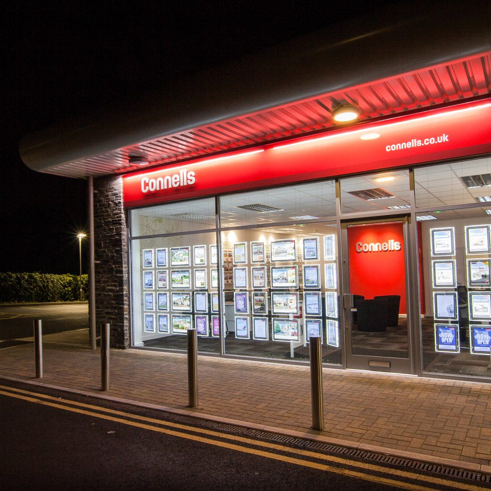 Connells (Real Estate) Branding, Coporate branding, Shop Front Branding