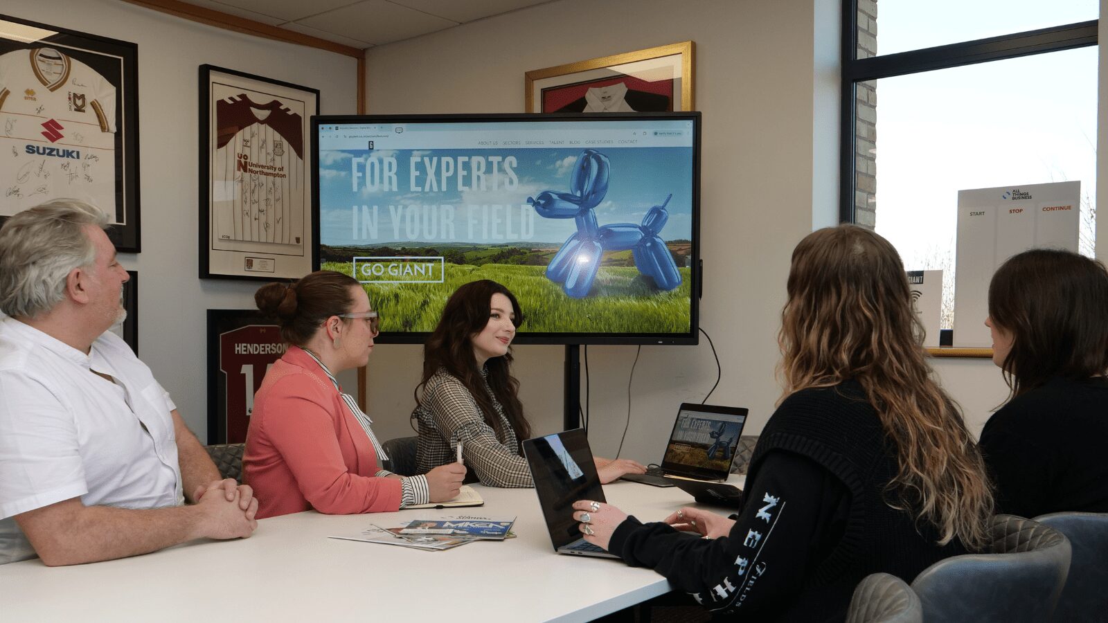 A business conversation about SEO outsourcing
